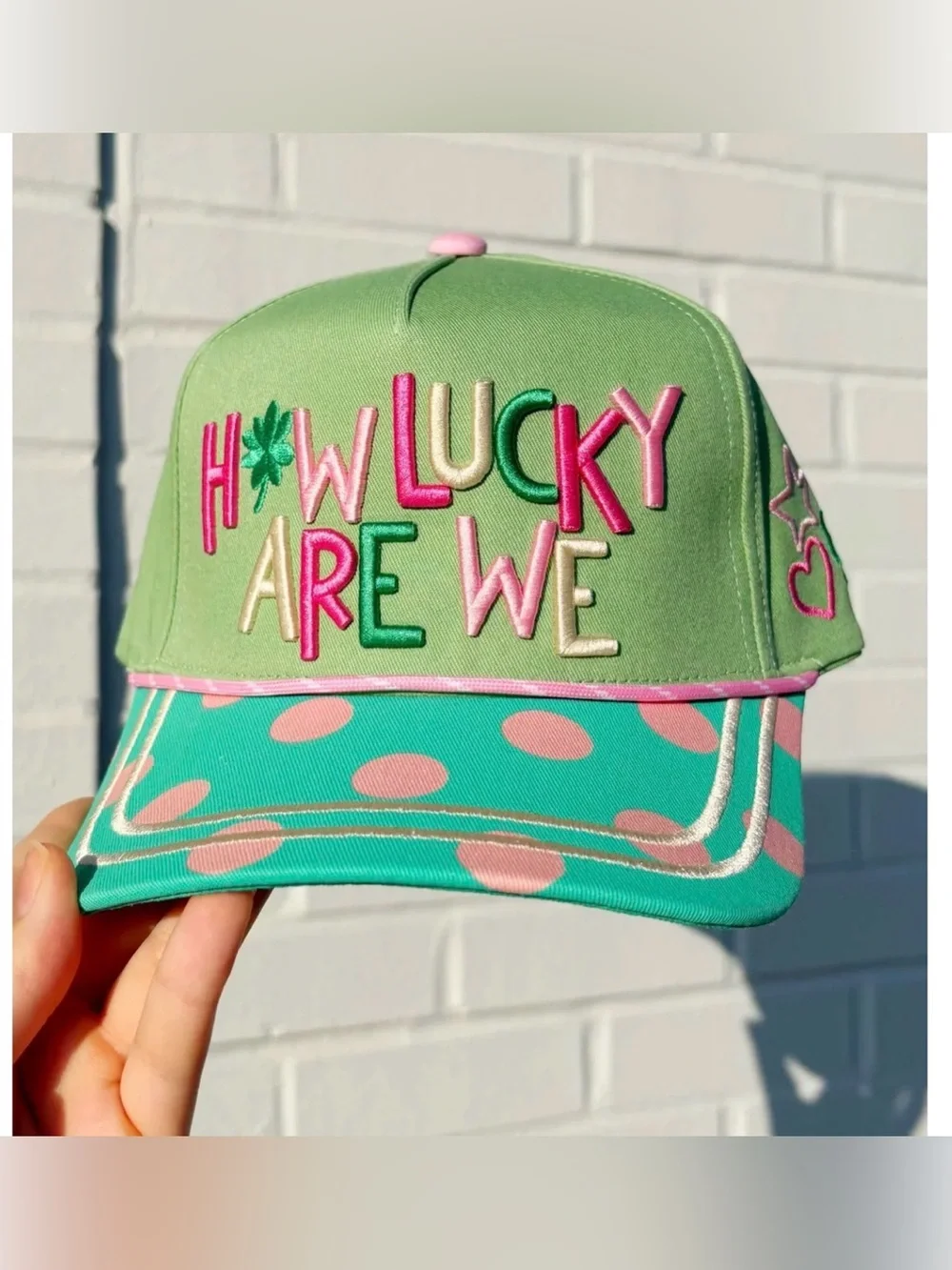 Poppy & Pine SnapBack How Lucky Are We Trucker Hat